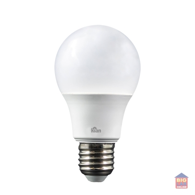Lâmpada Led Bulbo E27 9W 6.500K Branca Fria Bivolt Kian