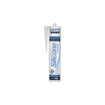 Adesivo Silicone Acético 280G Tekbond Branco