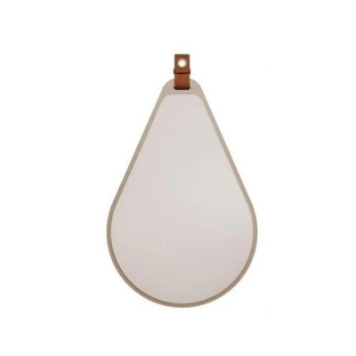 Espelheira Decoração Mdf 50x76cm Gota Cappuccino Mgm Móveis