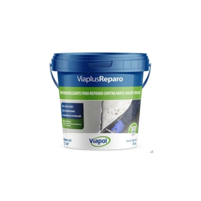 Impermeabilizante Viaplus Reparo Galão 04 Kg