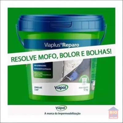 Impermeabilizante Viaplus Reparo Galão 04 Kg