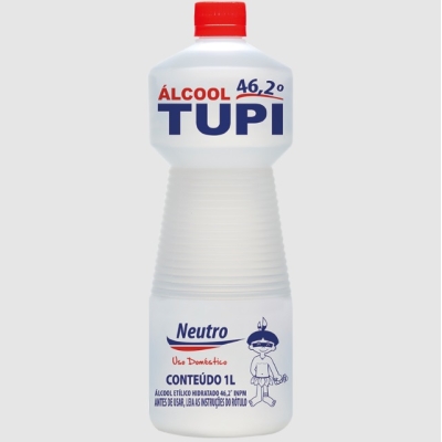 Álcool Liquido 46,2 Neutro 1L - TUPI