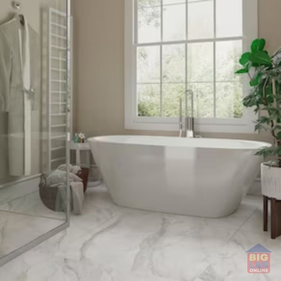 Piso Brilhante Le Blanc Esmaltado 43x43cm (Caixa c/ 2,06m²) Bold Ceral
