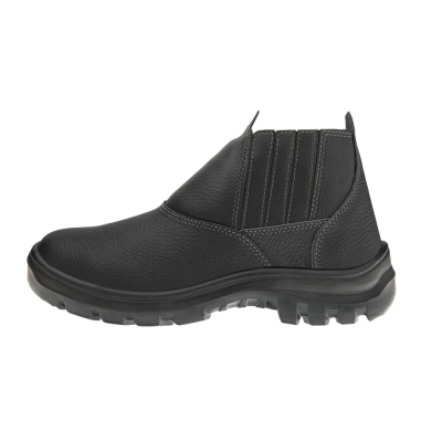 Bota de Couro Elástico Preto Safety Flex 42 Marluvas