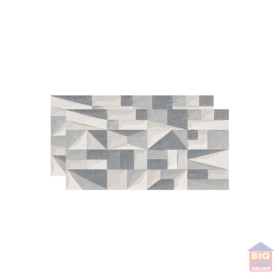 Revestimento Retificado Menfi Grigio 37x74cm Fioranno | Caixa: 1,95 m²
