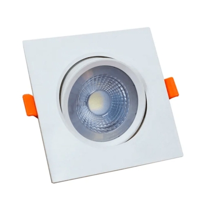 Lâmpada Spot Embutir Llum Easyled Quadrado 5w 3k 9,5x9,5cm