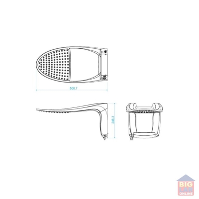 Ducha Chuveiro Acqua Wave Ultra 127V 5500W Lorenzetti Branco Cromado