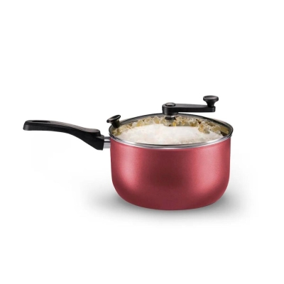 Pipoqueira Alumínio Antiaderente MTA Versátil 3,6L-Cereja