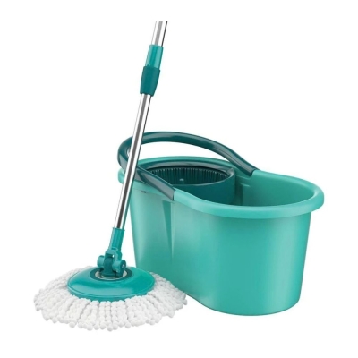 Mop Giratório Esfregão 360 Balde 12 Litros Mop8209 Flashlimp Cor Verde