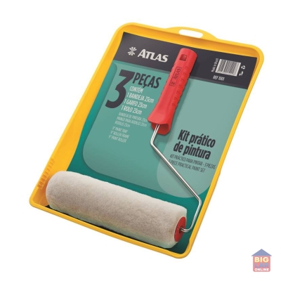 Kit Prático de Pintura com 3 Peças - Atlas
