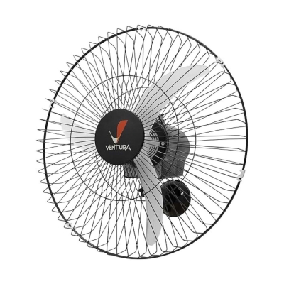 Ventilador Parede Oscila. VentiDelta Ventura 60 Preto Bivolt
