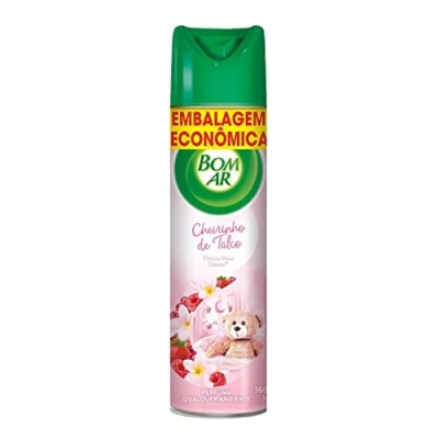 Aromatizador Aerossol Cheirinho de Talco 360ml - BOM AR