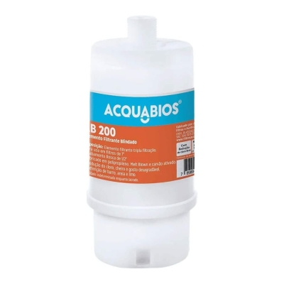 Refil Filtro Água Granular Carbon Blindado Rosca Acquabios