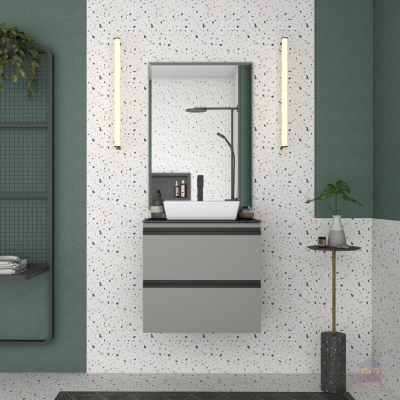 Espelheira Gaia Flat em Aço 60x85cm Branco Cozimax