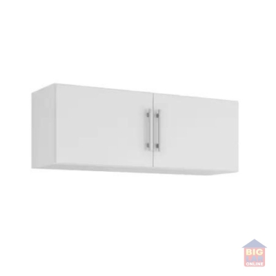 Armário Aéreo para Cozinha Flex 40x114cm Branco