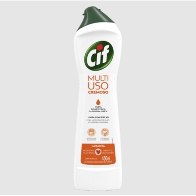 Saponáceo Multiuso Cremoso 250ml Laranja - CIF