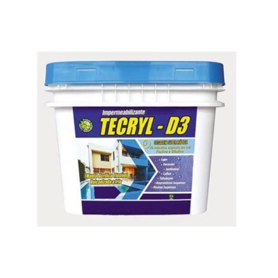 Manta Acrílica Impermeabilizante D3 Branco 15kg Tecryl