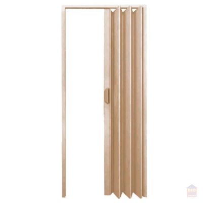 Porta Sanfonada Plástico PVC Bege 2,10X0,60M FORTLEV
