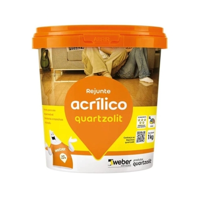 Rejunte Acrílico Corda 1kg - Quartzolit