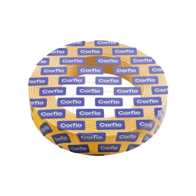 Cabo Flexível 1,5 mm Amarelo Corfio com 100 m Corfio