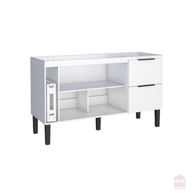 Gabinete Cozinha em Madeira Cisne 144 Cozimax-Branco