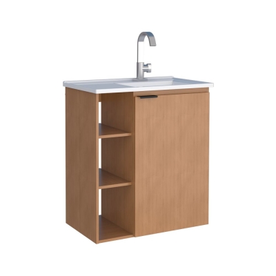 Gabinete Banheiro em madeira Hortênsia Cozimax 60 Cozimax