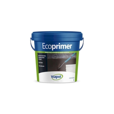 Tinta Asfáltica Impermeabilizante Cola Ecoprimer Preto 3,6L Viapol