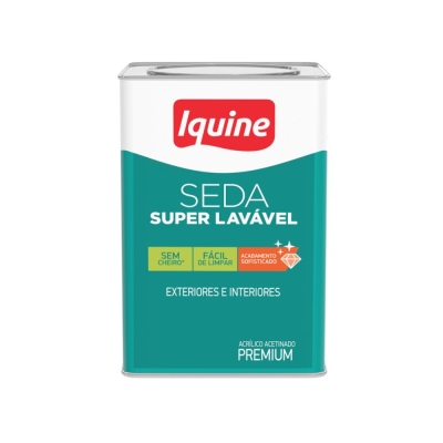 Tinta Base C Seda Super Lavável Base C 16L Branco Iquine