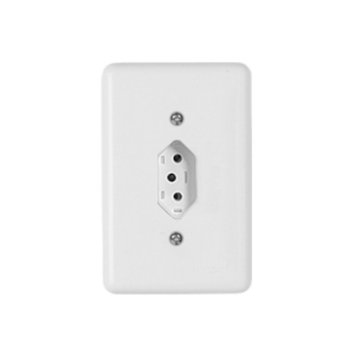 1 Tomada 10A Com Placa Homelink FC