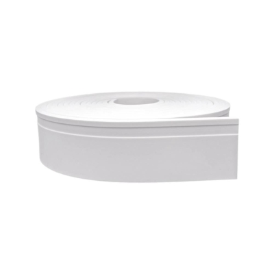 Rodameio de EVA Autocolante 100mm Branco 2,5 Metros MeuRodapé
