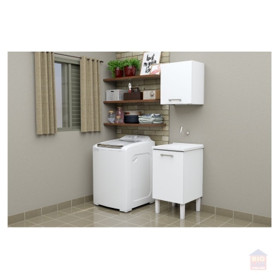 Gabinete em Aço Max 47 Cozimax - Modelo com Tanque Branco
