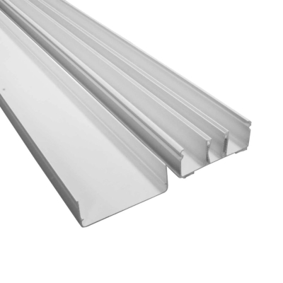 Canaleta PVC Reforçada com Divisoria 50 x 20 x 2000 mm Fita Dupla Face