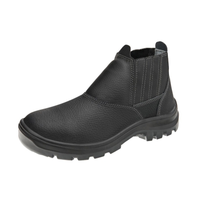 Bota de Couro Elástico Preto Safety Flex 40 Marluvas