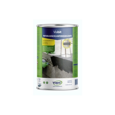 Tinta Asfáltica Impermeabilizante Viabit 900ml Viapol