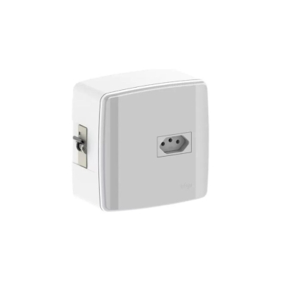 Caixa Sobrepor com Disjuntor Tomada 20A Ilumi