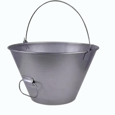 Balde Baldebras P/construção Metal Galvanizado Verniz 10L 