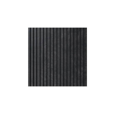 Painel Ripado Laminado 2,5 m de Comprimento Cor Black Linha Urban 