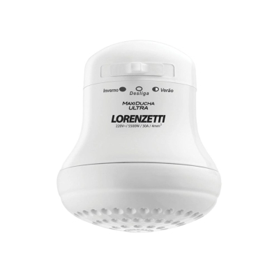 Chuveiro Maxi Ducha 4600W 127V Lorenzetti Branco