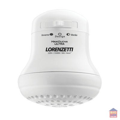 Chuveiro Maxi Ducha 4600W 127V Lorenzetti Branco