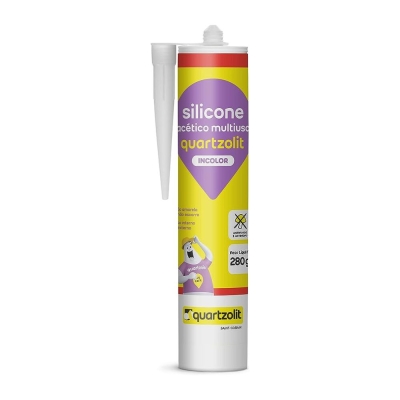 Silicone Acético Multiuso Quartzolit 280G Incolor