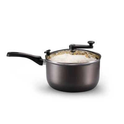 Pipoqueira Alumínio Antiaderente MTA Versátil 3,6L.Grafite