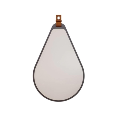 Espelheira Decoração Mdf 50x76cm Gota Titanium MGM Móveis