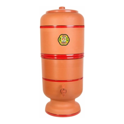 Filtro Água Barro Purificador Tradicional São João 2Velas 6L