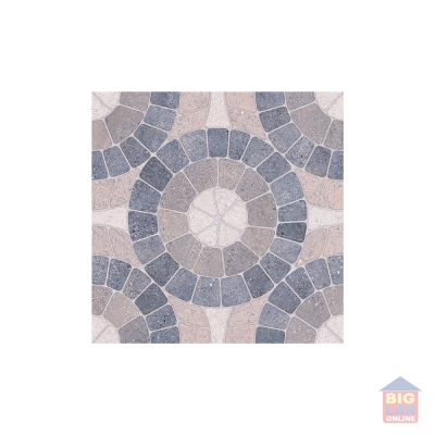 Piso Cerâmico Acetinado 61x61cm Mosaico Blue Ceral Hd | Caixa: 2,65 m²