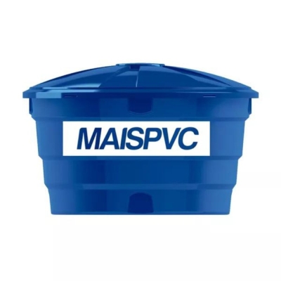 Caixa D'agua com Tampa Polietileno 1000L Mais PVC