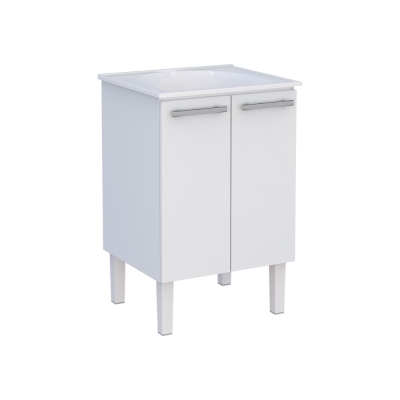 Tanque Com Gabinete Aço Cozimax Venus 56,9cm Branco Cozimax