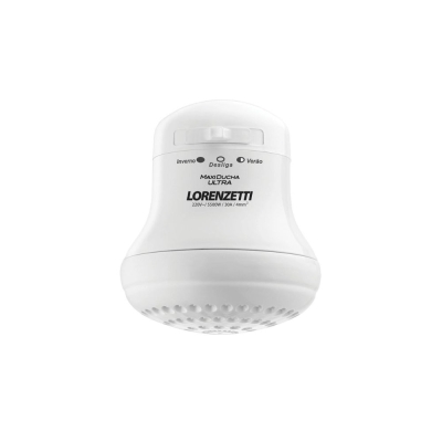 Chuveiro Maxi Ducha 5500W 127V Lorenzetti Branco
