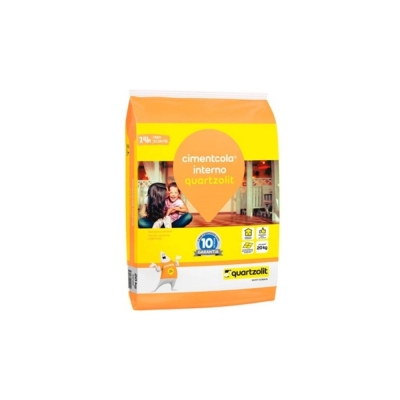 Argamassa Colante Cimentcola Interno Ac1 Cinza 20kg Quartzolit