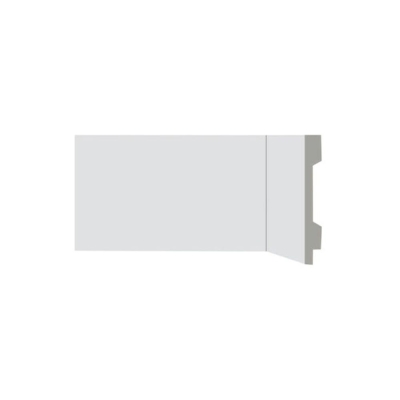 Rodapé em Poliestireno Renova Flex Vinco 10x1,3x220cm Branco