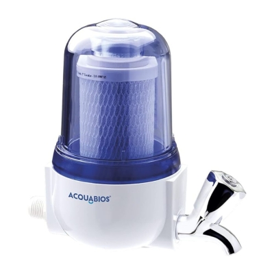 Filtro Água Transparente Torneira 5 Carbon Block Acquabios